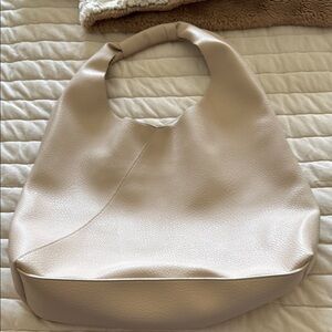 Elegant Cream Hobo Bag